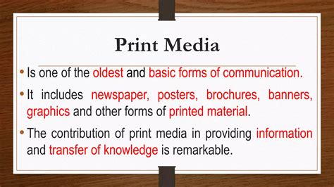PRINT MEDIA (MAPEH, specifically in ARTS) .